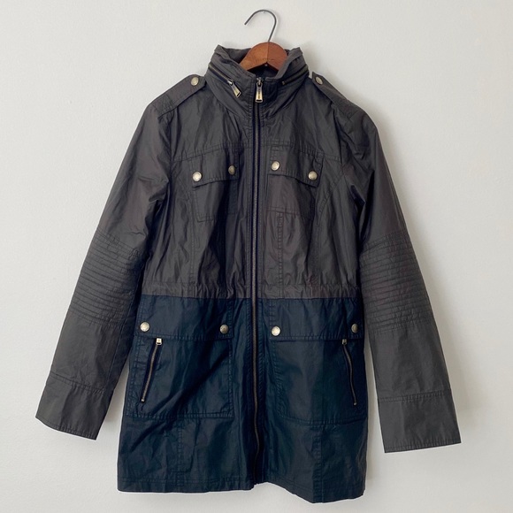 Michael Kors Colorblock Windbreaker Jacket - Picture 1 of 6